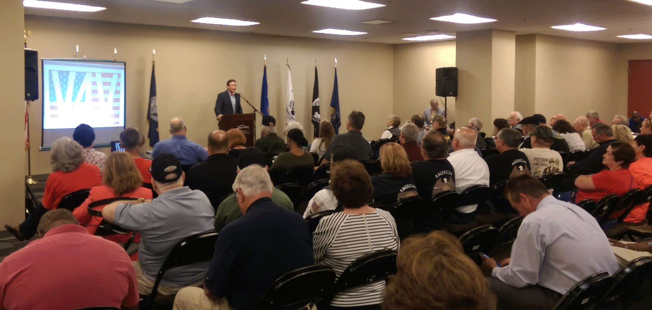 Cmdr. Garcia at Vets4Vets